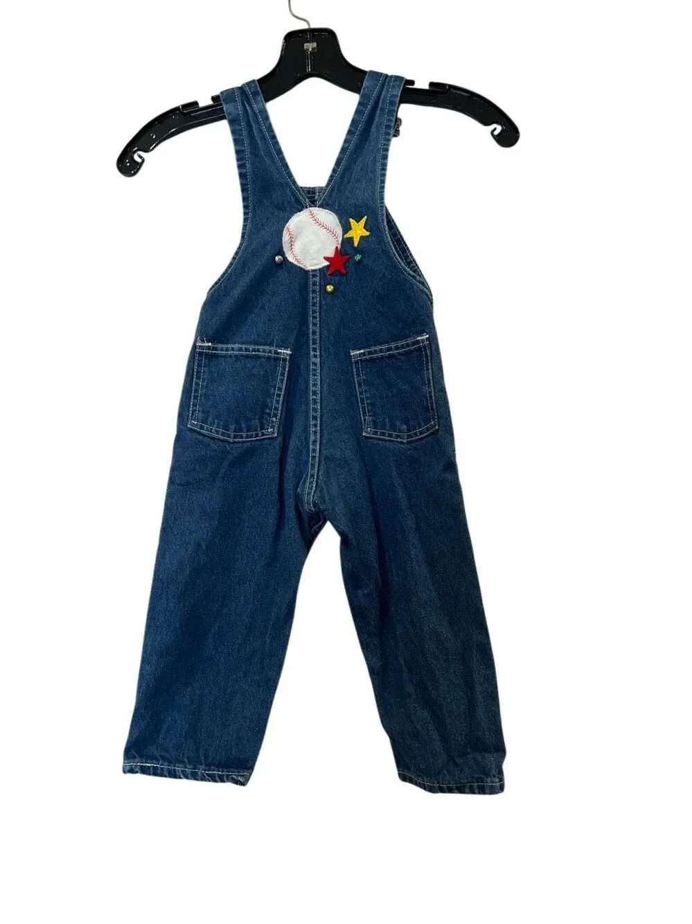 Vintage Oshkosh B’gosh Baseball overalls Marsha Sz.2 T